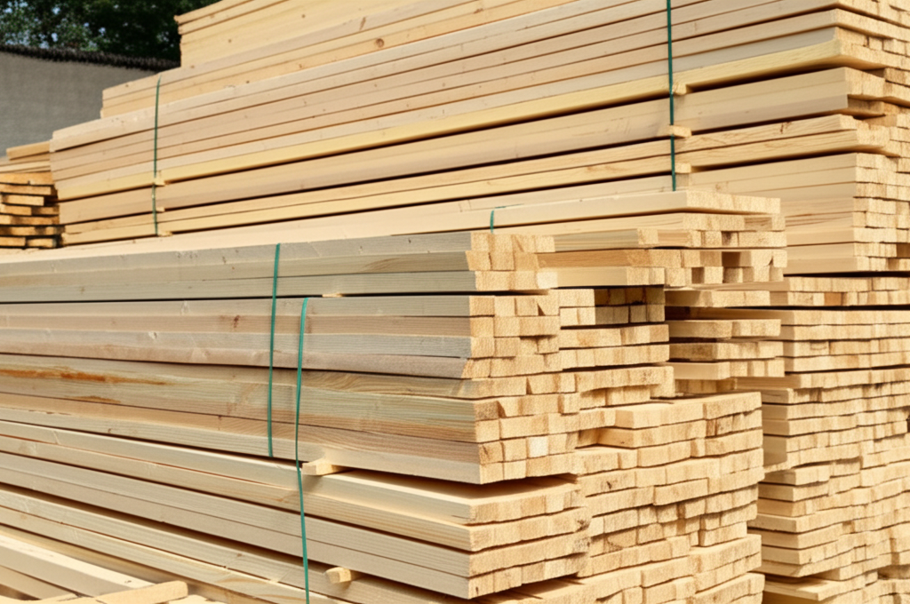 Konstruktionsvirke 45x145, ca 60 lpm